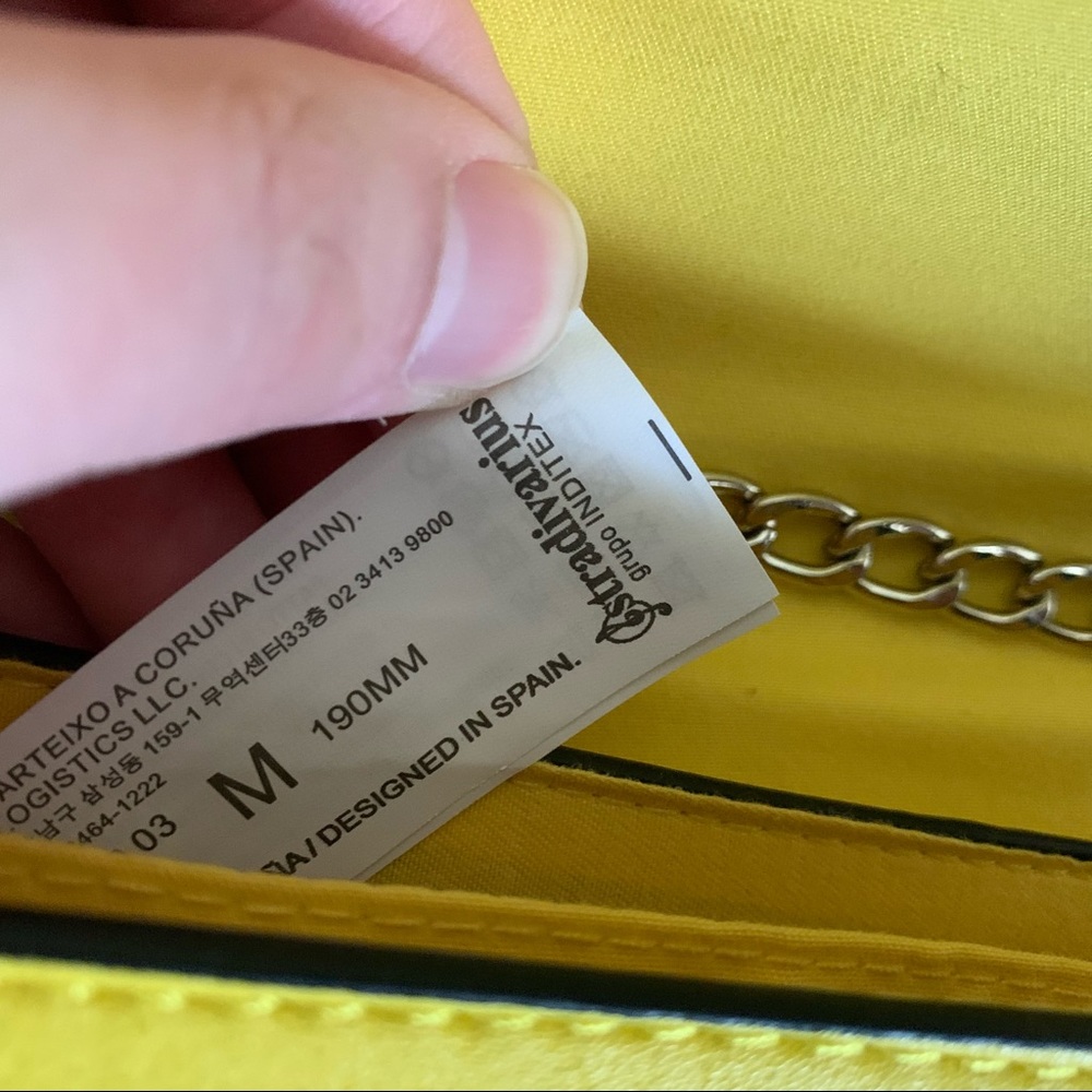 Stradivarius Yellow Purse - Picture 7 of 8